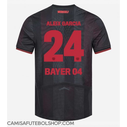 Camisa de time de futebol Bayer Leverkusen Aleix Garcia #24 Replicas 1º Equipamento 2025-26 Manga Curta